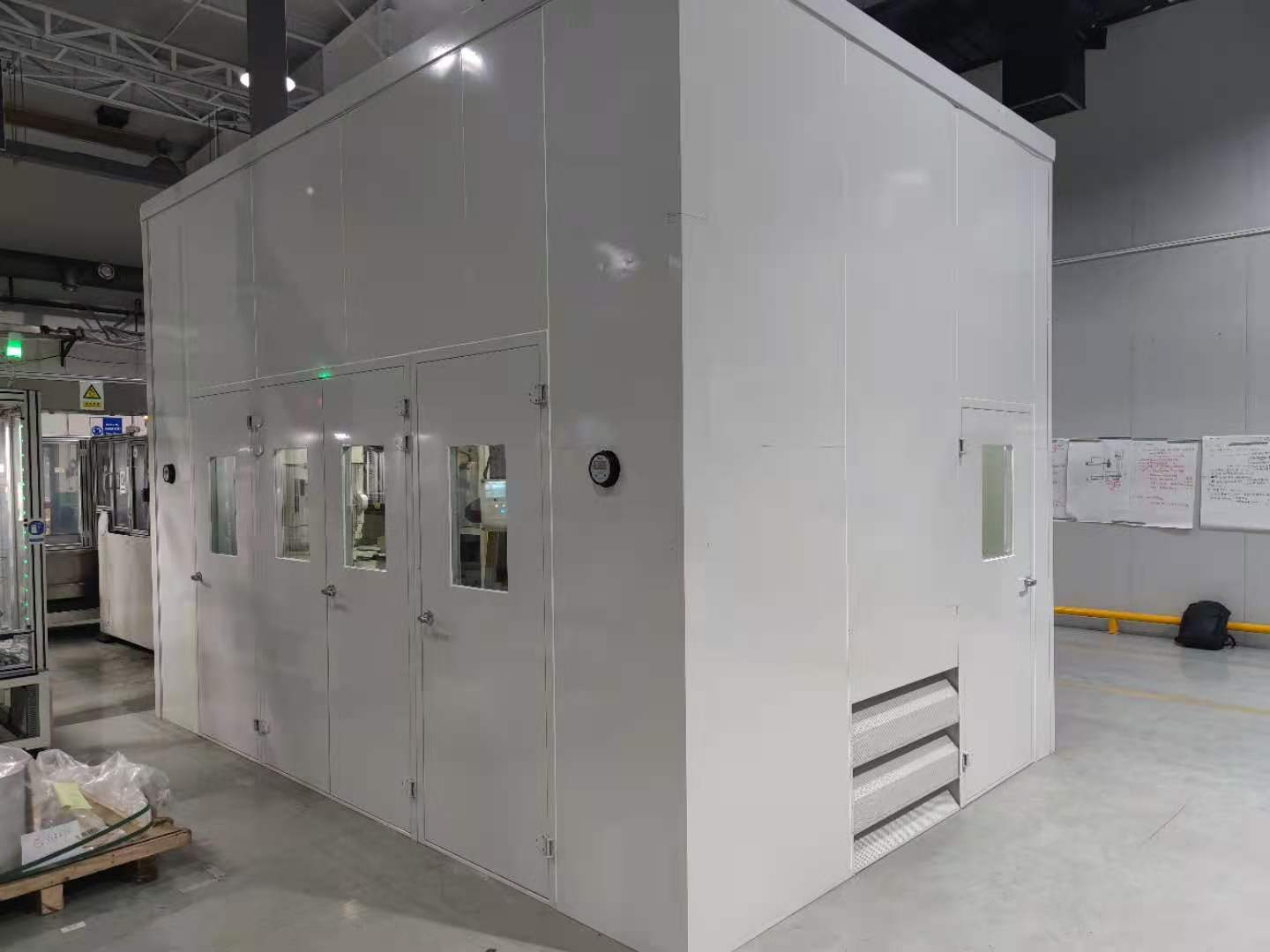 濱特爾水處理車間設（shè）備（bèi）隔音房項目